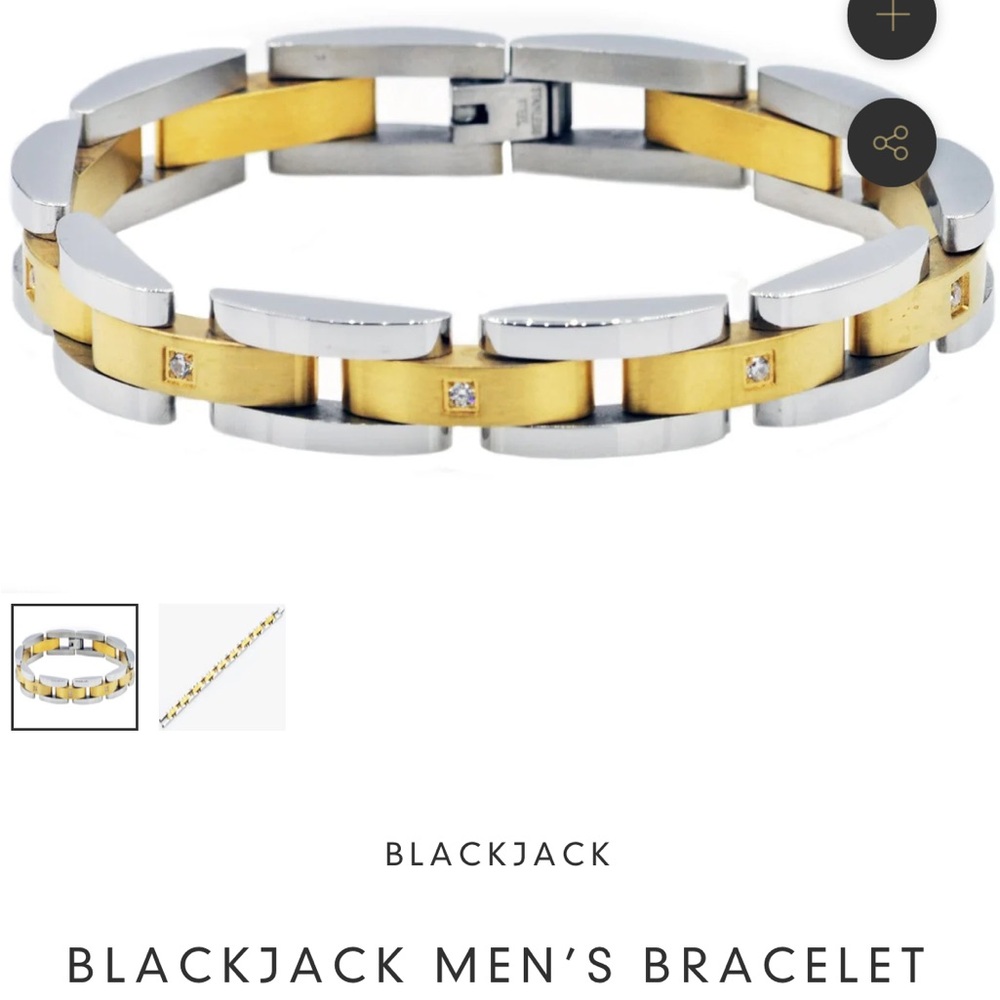 BLACKJACK MEN’S BRACELET BJB49G